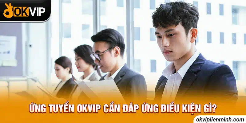 Ứng tuyển OKVIP cần đáp ứng điều kiện gì?